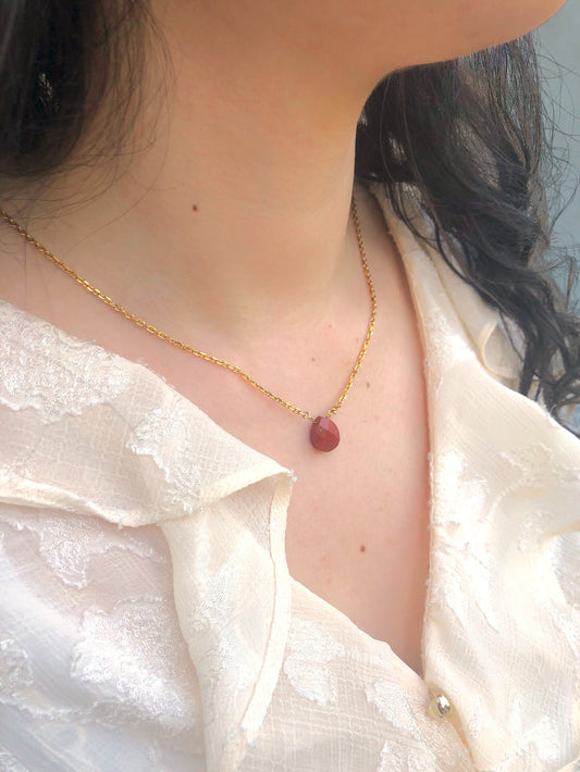 Collier Amanda - pierre naturelle au choix