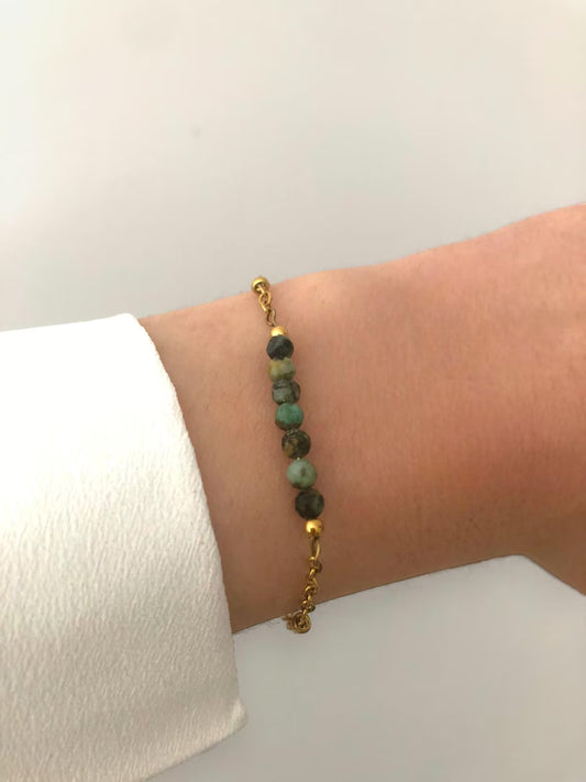 Bracelet Amélia - turquoise africaine