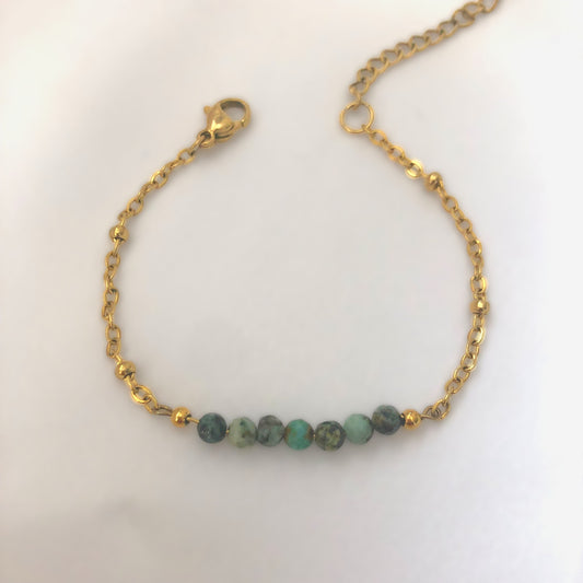 Bracelet Amélia - turquoise africaine